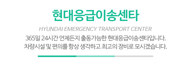 현대응급이송센타_